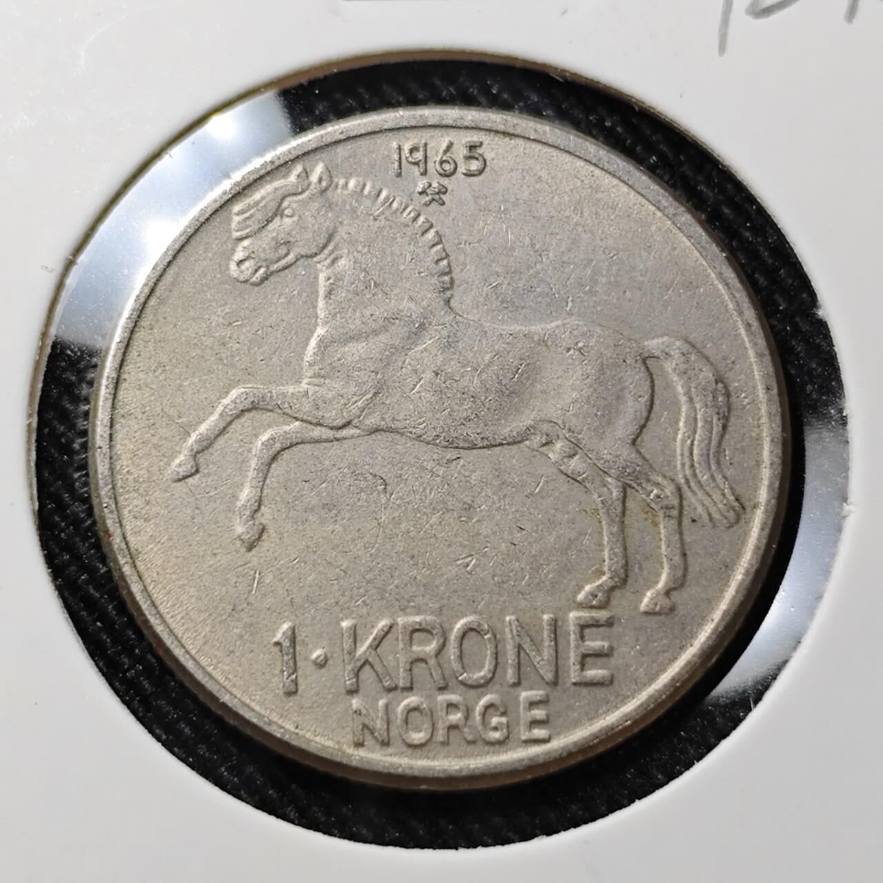 KK钱币收藏小铺  第392期  2月预留时间 周末发货  挪威1克朗