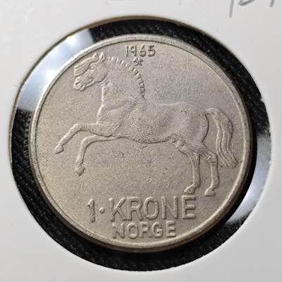 KK钱币收藏小铺  第392期  2月预留时间 周末发货 -  挪威1克朗