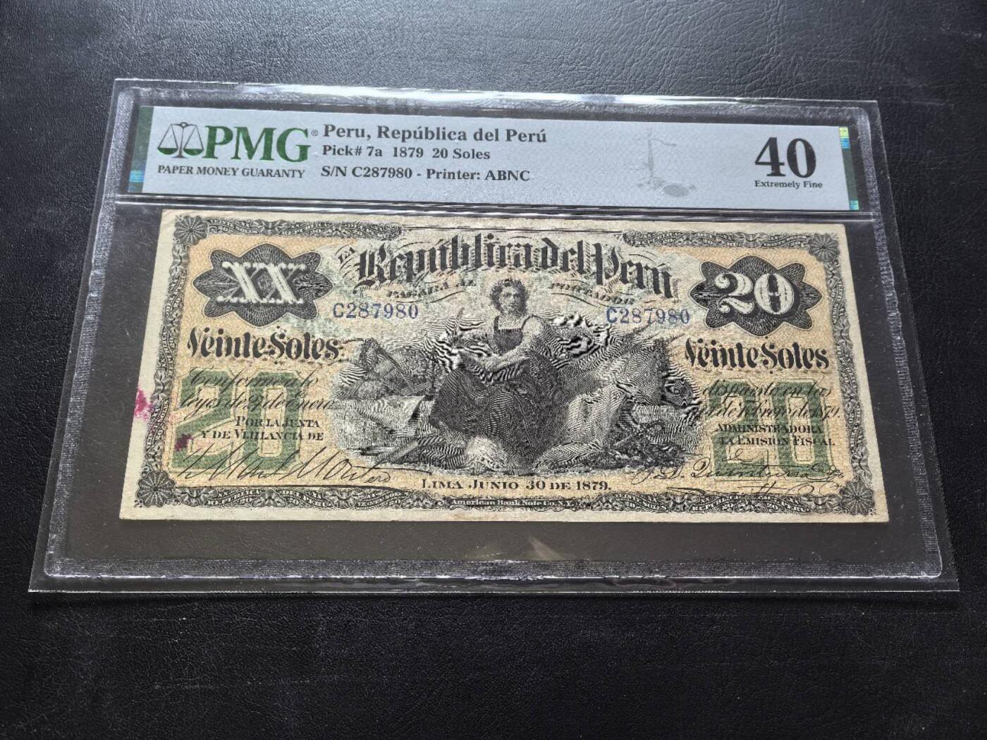 Triple S 第72期 1879秘鲁20索尔，少见品种