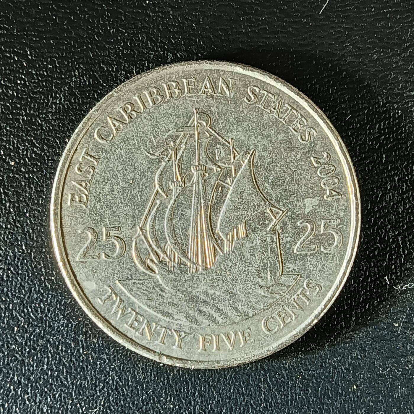 逸泉钱币2026第十二组世界钱币专场春节千件大拍A1614～2574 1909 东加勒比25分