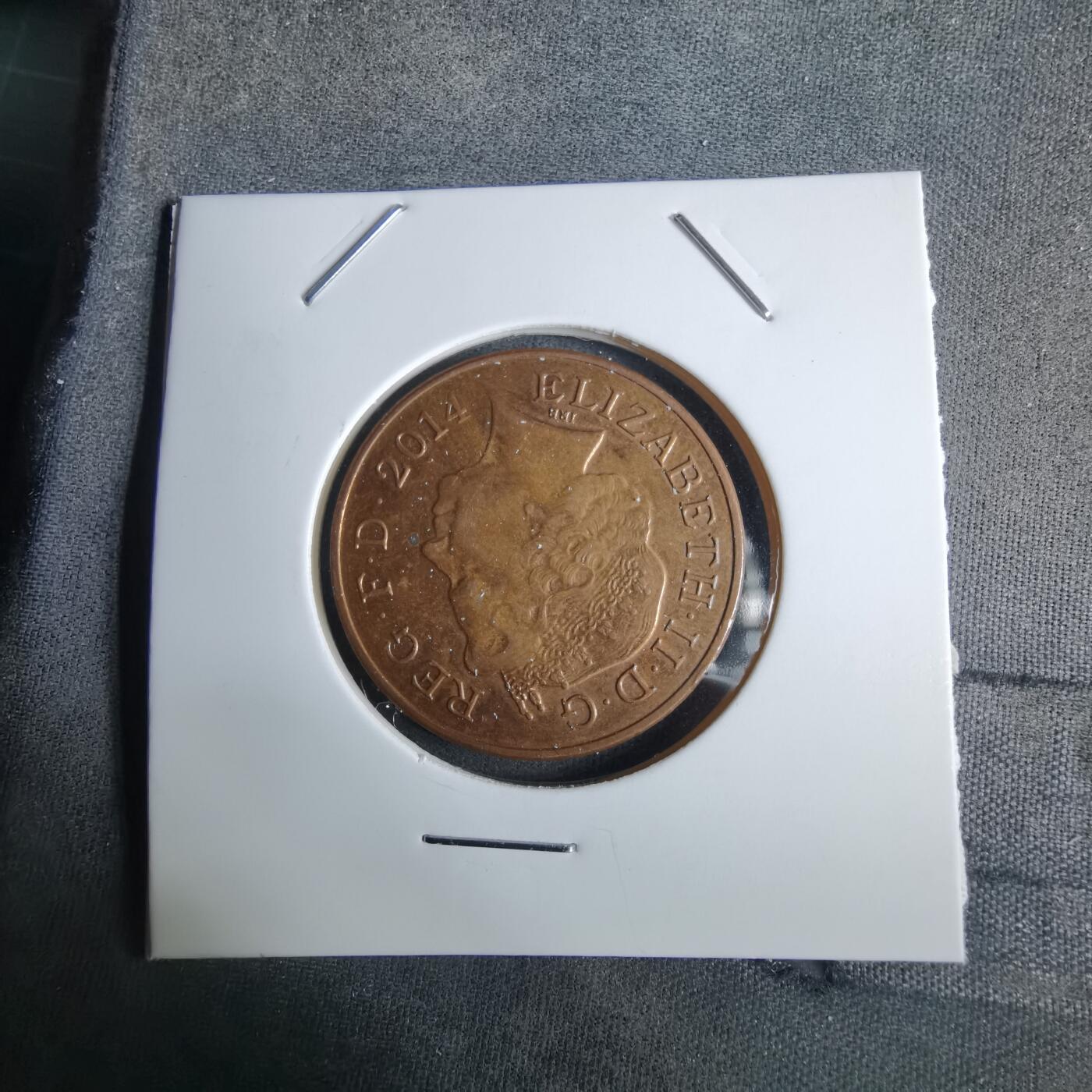 沼泽如烟--第984场 英国2014年2便士