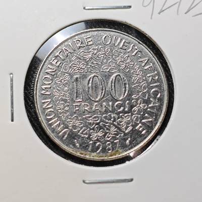 KK钱币收藏小铺  第392期  2月预留时间 周末发货 -  中非100法郎