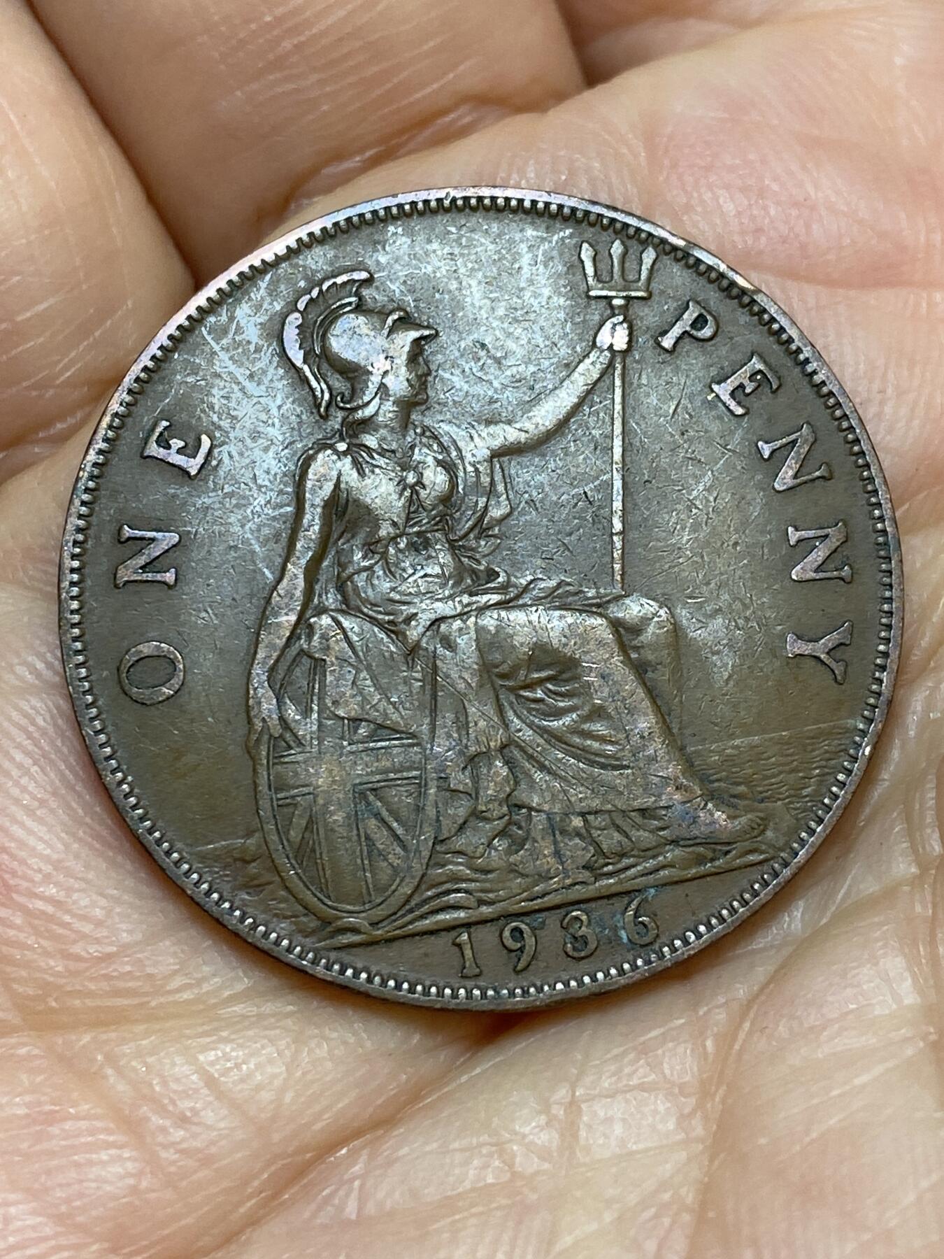 2026年第十九场(总第一百八十八场）外国好品散币场(免佣金) 英国🇬🇧1936年1便士(乔治五世逝世年，第三版关门年)