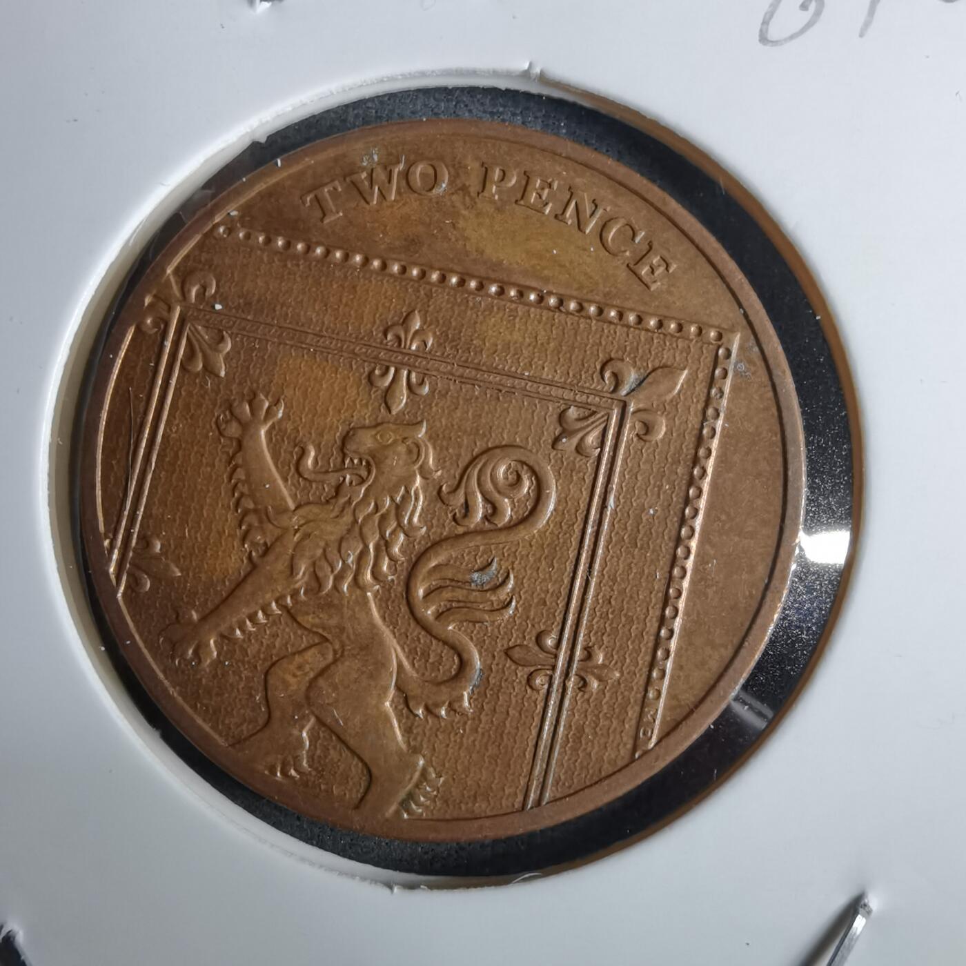 沼泽如烟--第984场 英国2014年2便士