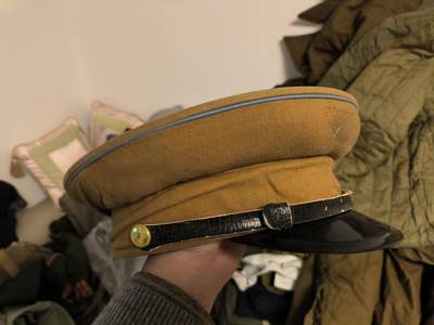 （店主清仓 大量自藏 制服徽章盛宴）罗岚⭐爱藏⭐甄选专拍第五场-分享拍场赚佣（实体经营） - su-M55式空尉大檐帽 约一号59头围（同时期影视道具 帽瓦等版型不错可出造型用）