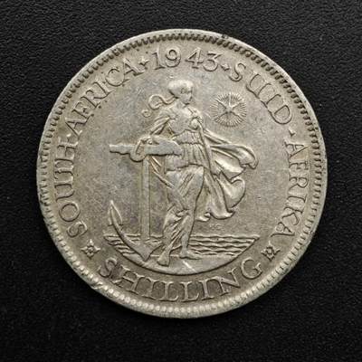 【淘币小摊】实时拍第八百六十三拍   小银币散币场   年前最后一周 之前的预留小年前全部发出 请更换最新收货地址  - 南非1943年乔治六世一先令银币