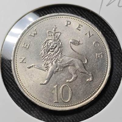 KK钱币收藏小铺  第392期  2月预留时间 周末发货 -  1969英国大10便士