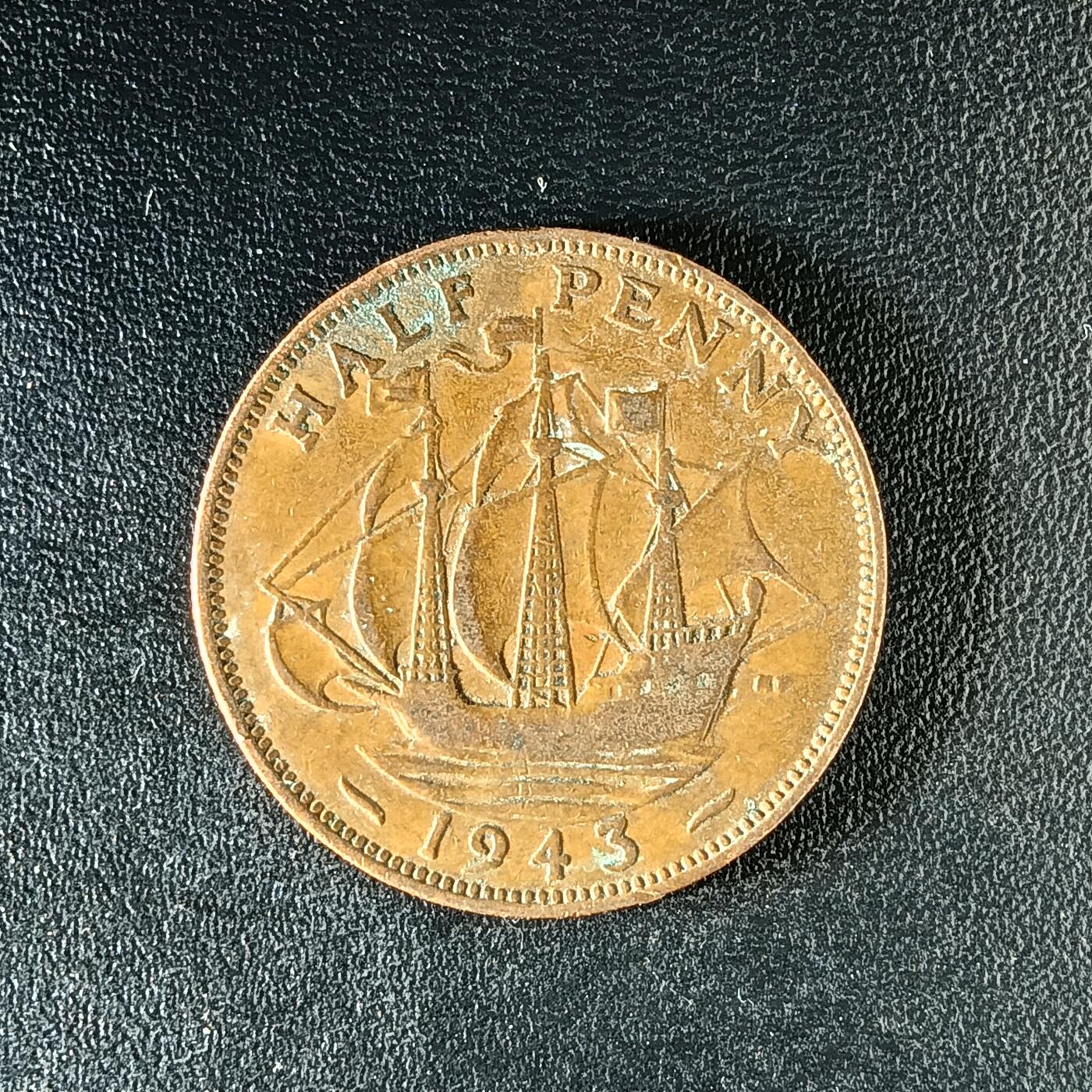 逸泉钱币2026第十二组世界钱币专场春节千件大拍A1614～2574 2041 英国0.5便士