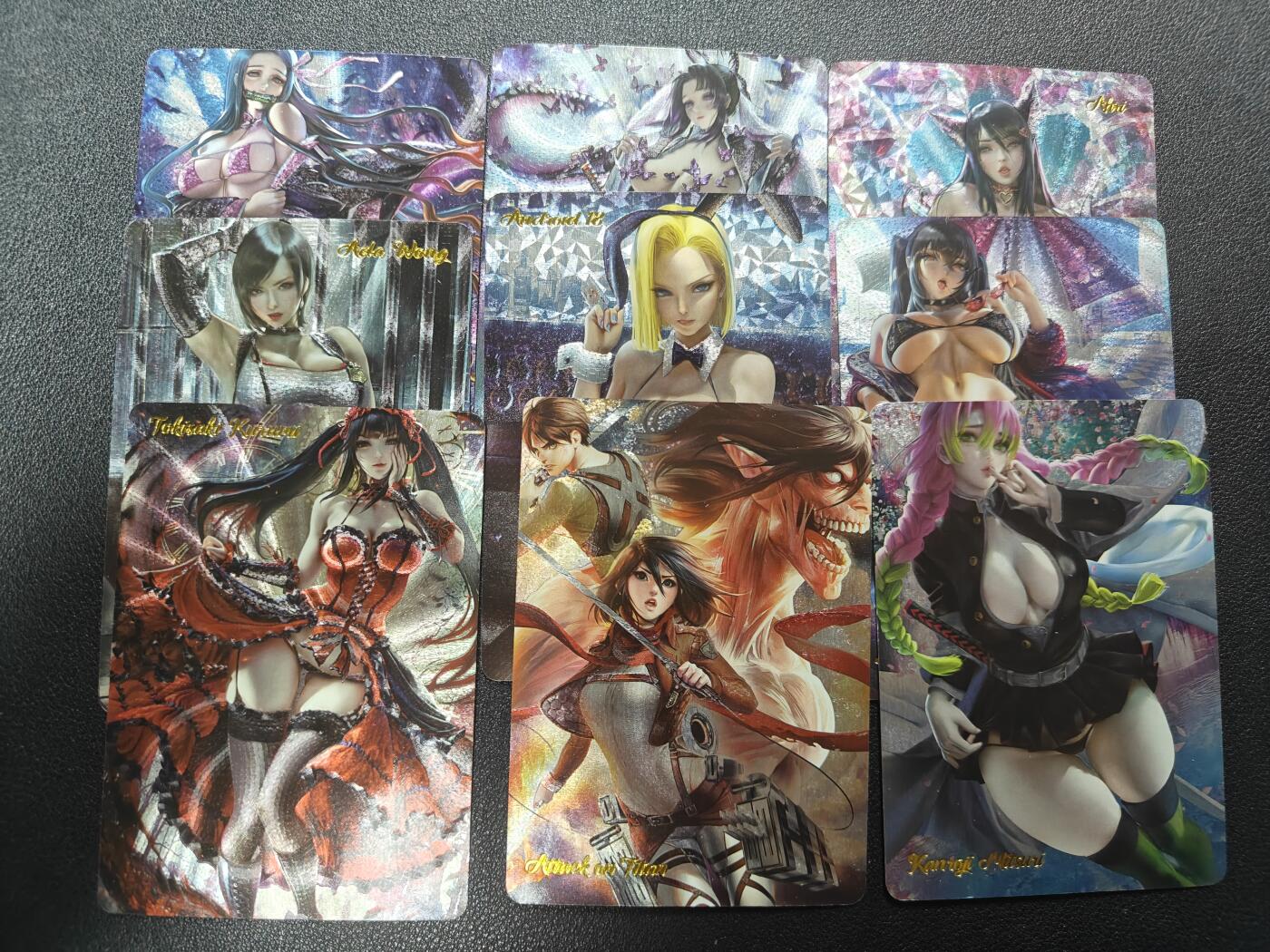 天玑星卡拍第168期《2.3周二截拍艺气风发》持续收拍收评中 满赠卡需备注 燎原卡牌 动漫美女ACG 粗闪 9张 自制卡