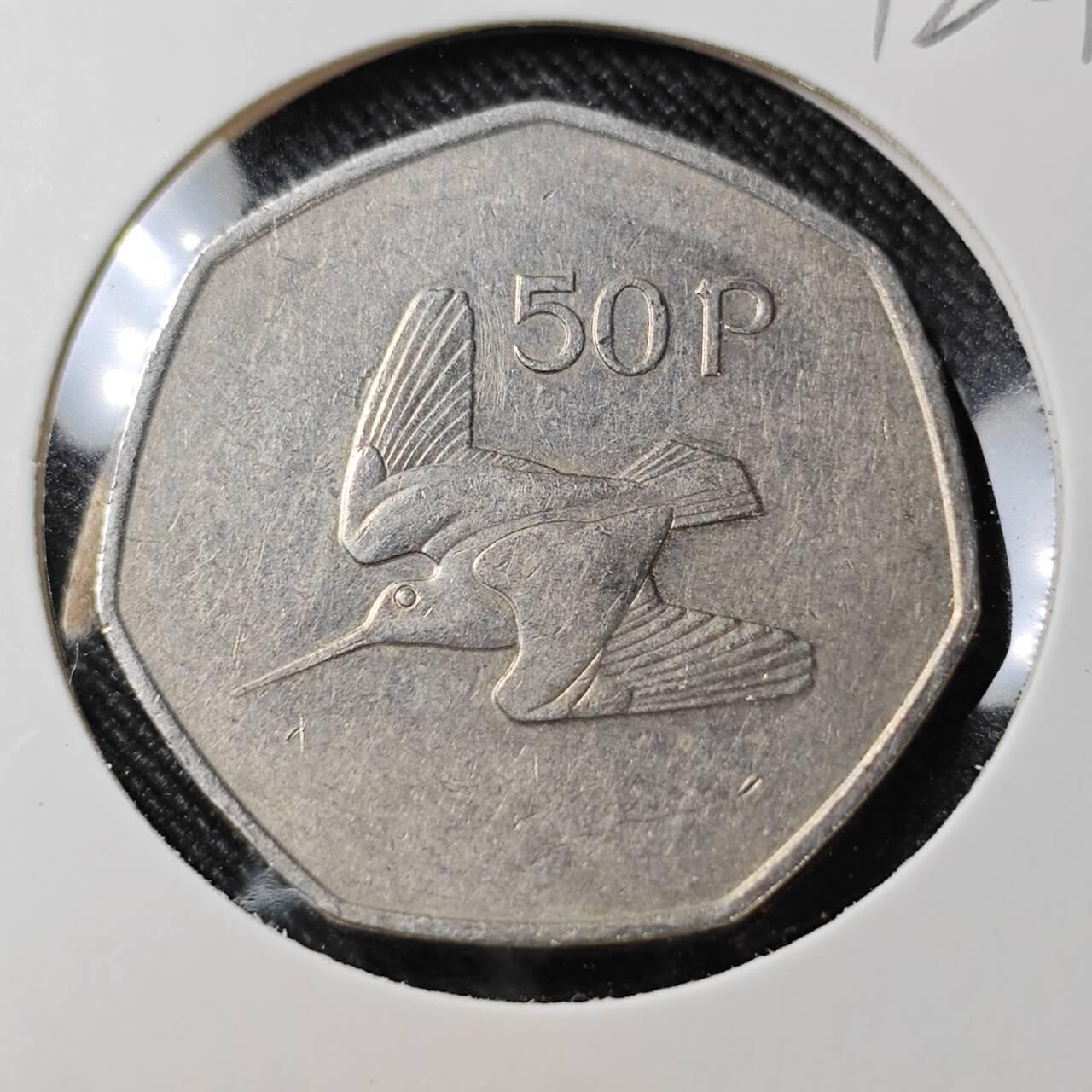 KK钱币收藏小铺  第392期  2月预留时间 周末发货  爱尔兰50便士