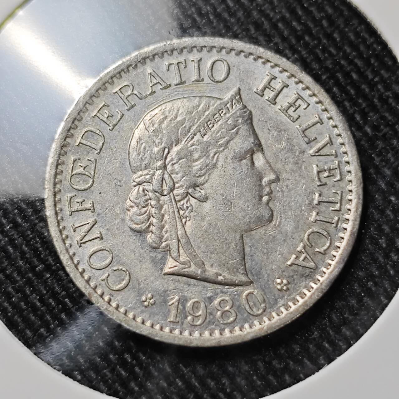 KK钱币收藏小铺  第392期  2月预留时间 周末发货  瑞士10分