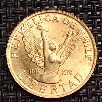 布加迪🐬～世界钱币(上海)🌾第 273 期 /  各国套币和散币 - 智利🇨🇱 1988年 10比索