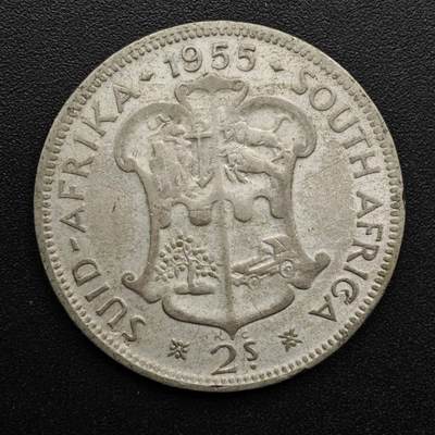 【淘币小摊】实时拍第八百六十三拍   小银币散币场   年前最后一周 之前的预留小年前全部发出 请更换最新收货地址  - 南非1955年伊丽莎白二世2先令银币