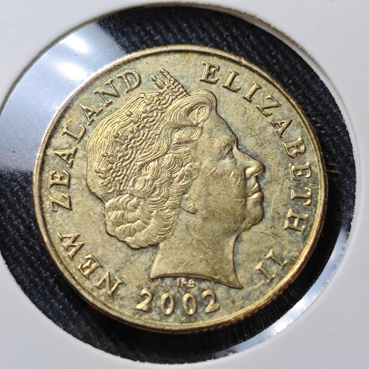 KK钱币收藏小铺  第392期  2月预留时间 周末发货  2002新西兰1元