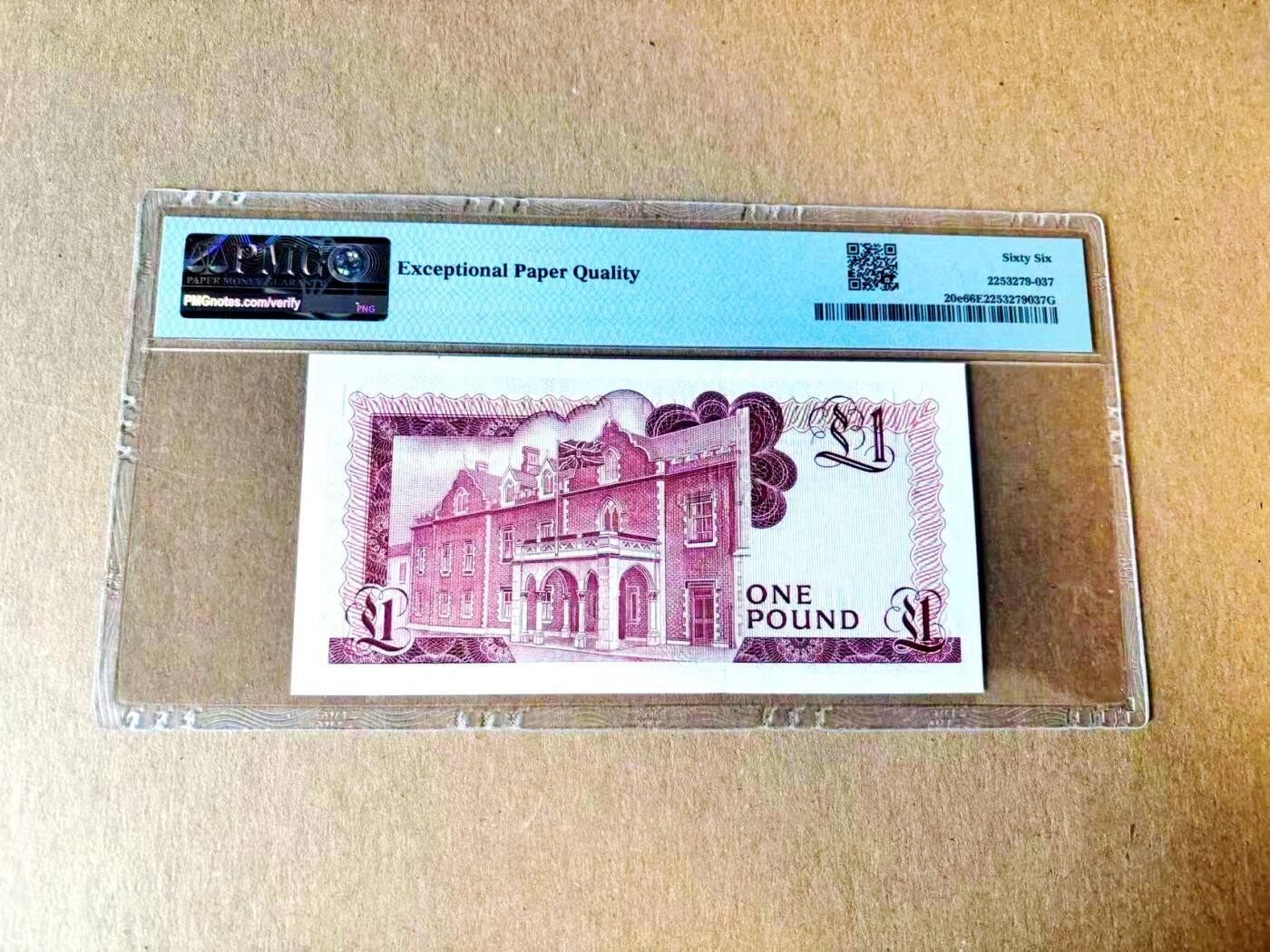 【Blue Auction】世界纸币精拍第782期——18级TOP拍卖/信誉/品质/专业/高效💫 直布罗陀 1988年1镑 高冠女王 PMG66EPQ 