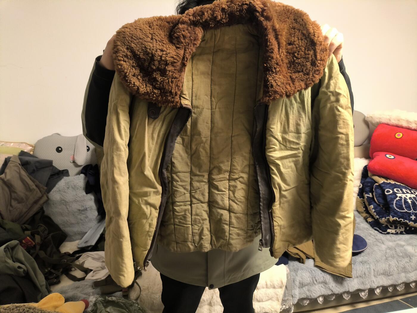 （店主清仓 大量自藏 制服徽章盛宴）罗岚⭐爱藏⭐甄选专拍第五场-分享拍场赚佣（实体经营） su-M55式时期62飞行毛领夹克（早期版本）约正二号尺码