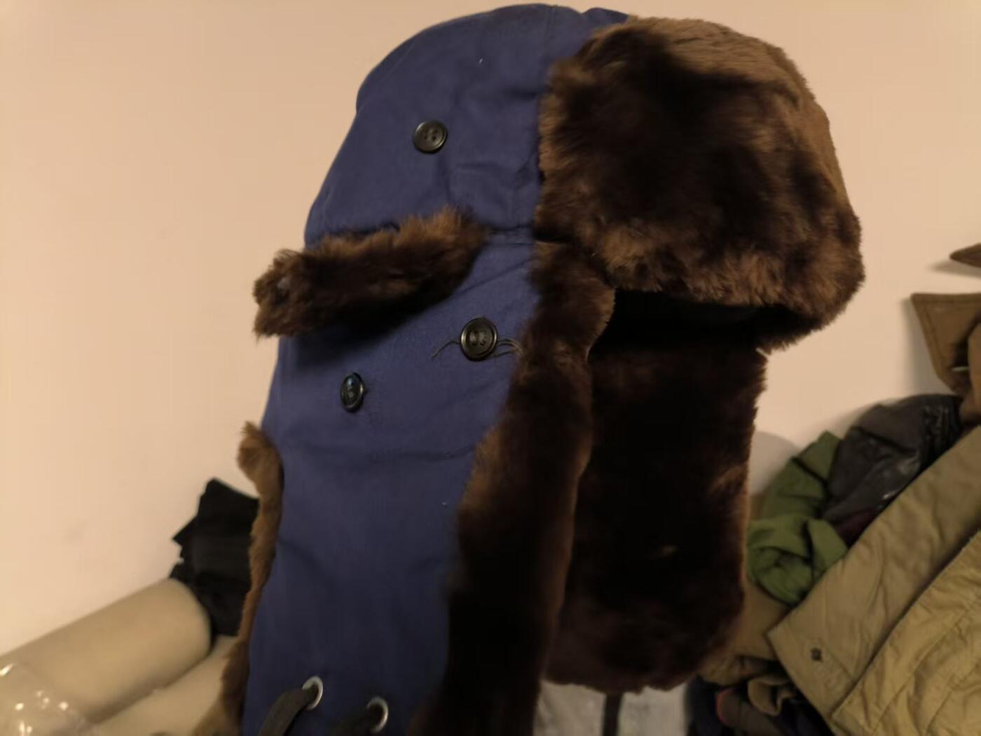 （店主清仓 大量自藏 制服徽章盛宴）罗岚⭐爱藏⭐甄选专拍第五场-分享拍场赚佣（实体经营） su-M74式海寒区棉帽 1号头围