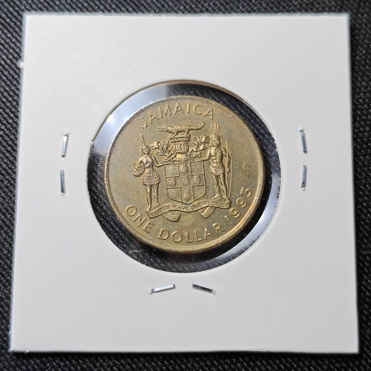 KK钱币收藏小铺  第392期  2月预留时间 周末发货  1977牙买加1元