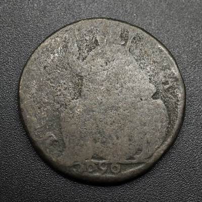 【淘币小摊】实时拍第八百六十三拍   小银币散币场   年前最后一周 之前的预留小年前全部发出 请更换最新收货地址  - 英国1696年威廉三世半便士铜币