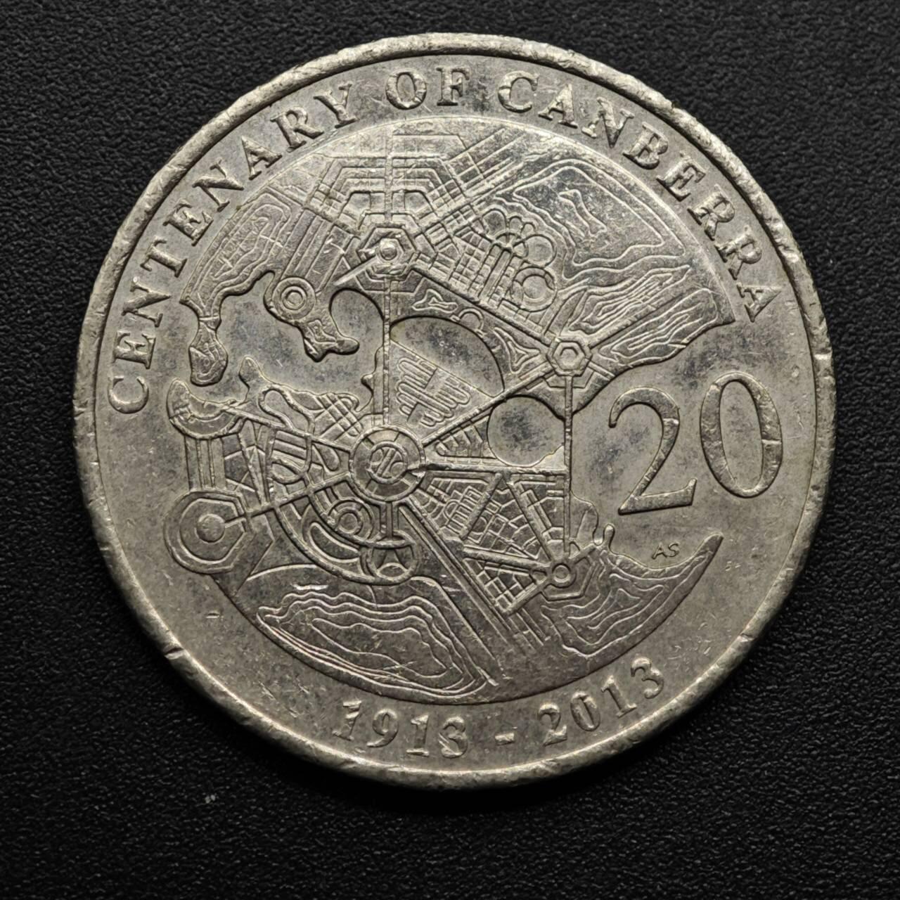 【淘币小摊】实时拍第八百六十三拍   小银币散币场   年前最后一周 之前的预留小年前全部发出 请更换最新收货地址  澳大利亚2001年百年20分纪念币