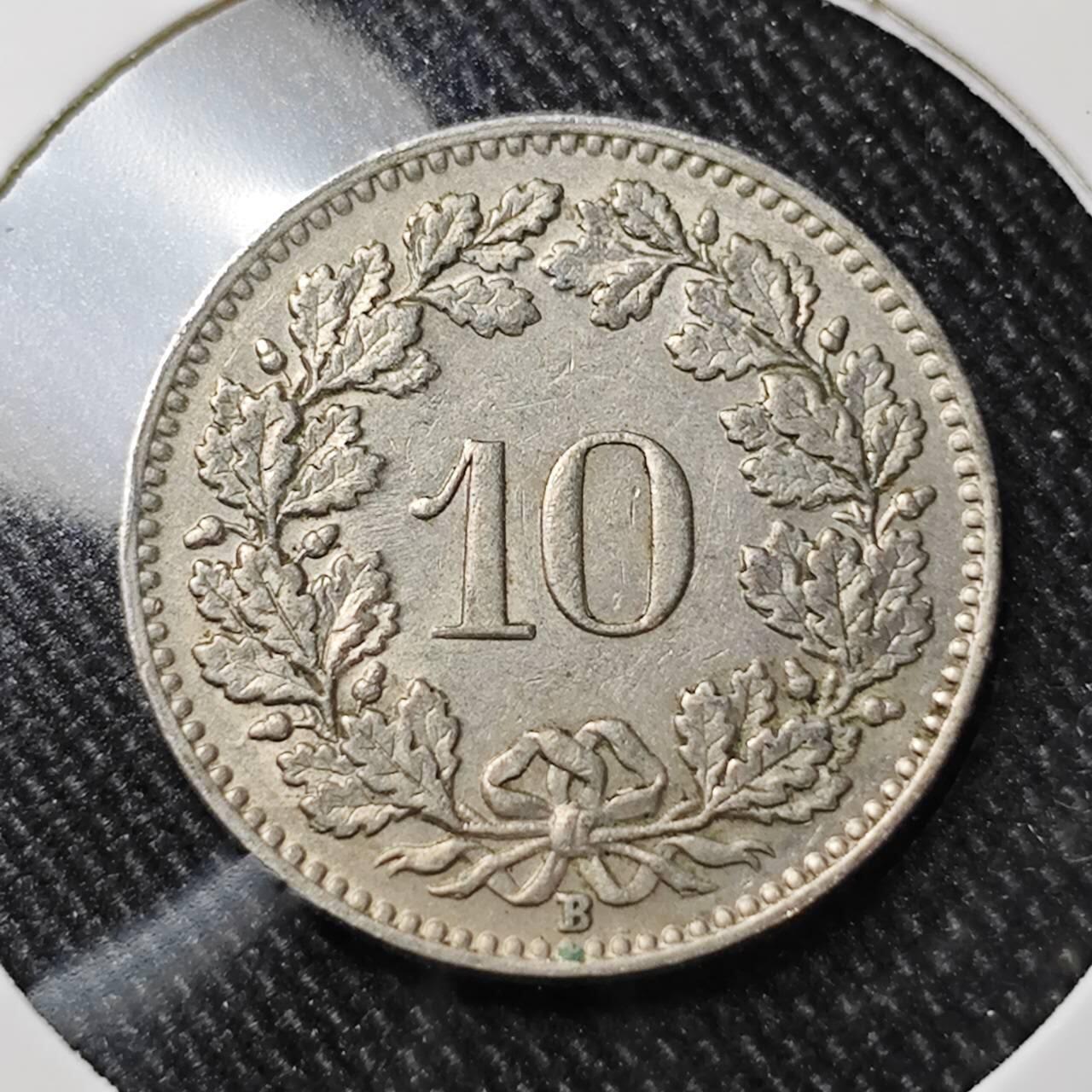 KK钱币收藏小铺  第392期  2月预留时间 周末发货  1947瑞士10分