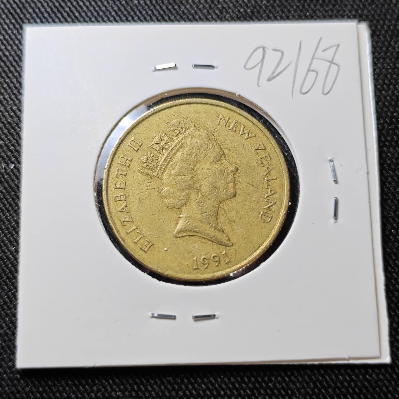 KK钱币收藏小铺  第392期  2月预留时间 周末发货  新西兰2元