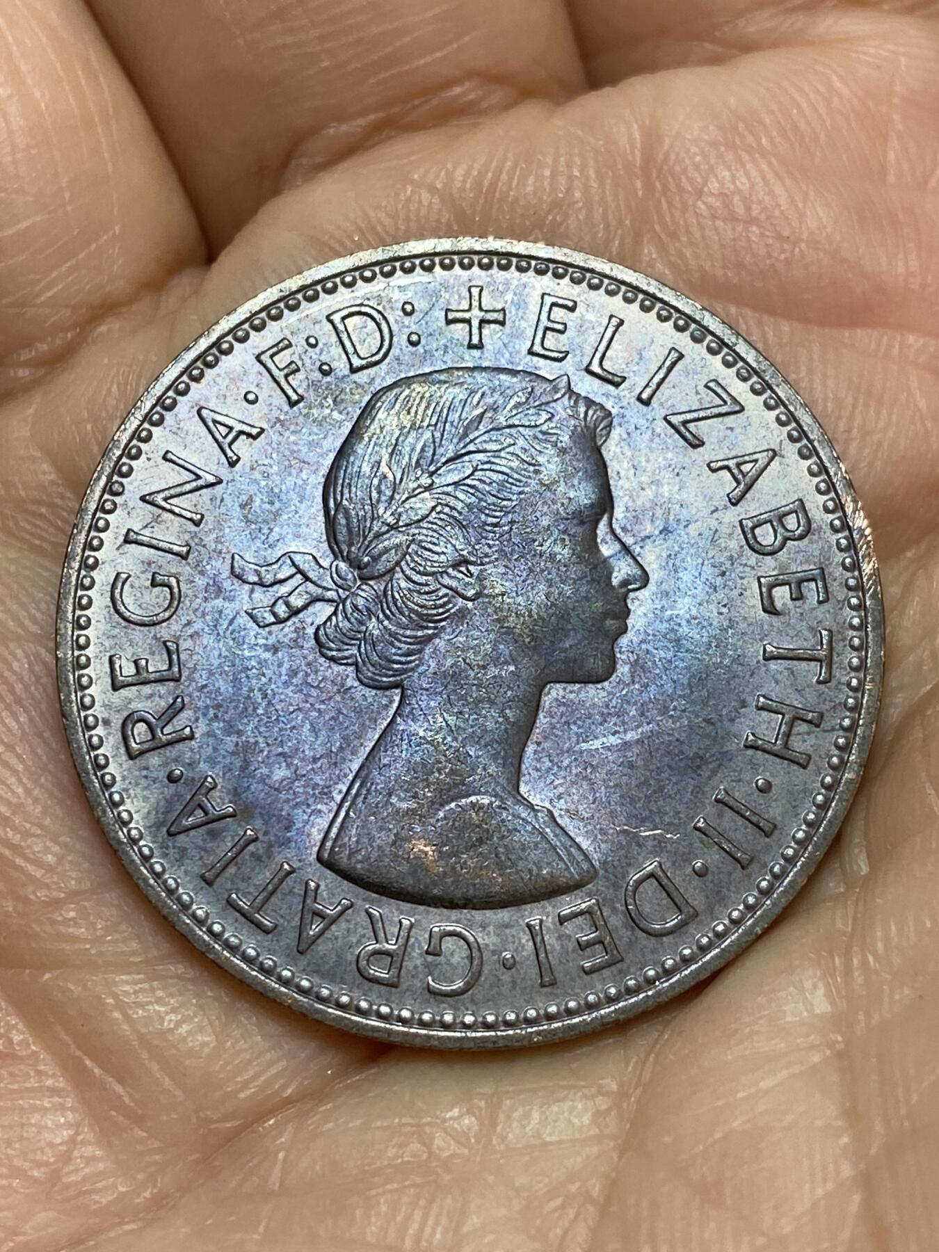 2026年第十九场(总第一百八十八场）外国好品散币场(免佣金) 英国🇬🇧1967年1便士(伊丽莎白二世青年桂冠第二版，普制币关门年)