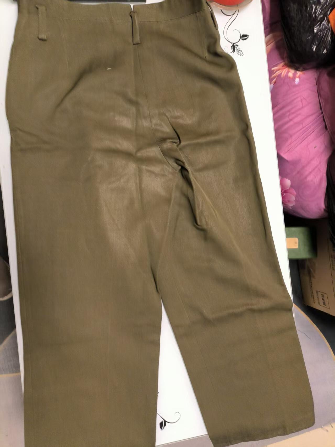 （店主清仓 大量自藏 制服徽章盛宴）罗岚⭐爱藏⭐甄选专拍第五场-分享拍场赚佣（实体经营） su-M55式陆校官马裤呢常服裤 定制版约正一号大小（白色系反光）