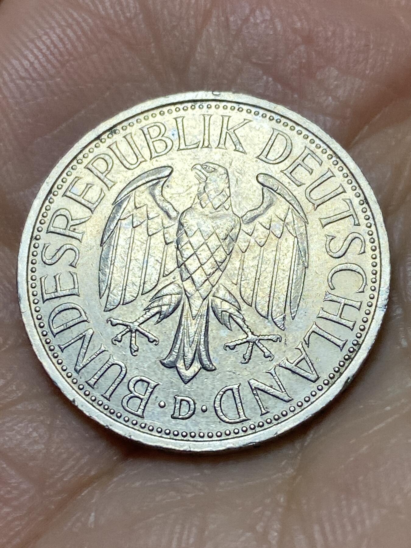 2026年第十九场(总第一百八十八场）外国好品散币场(免佣金) 德国🇩🇪1981年1德国马克(D标，慕尼黑造)