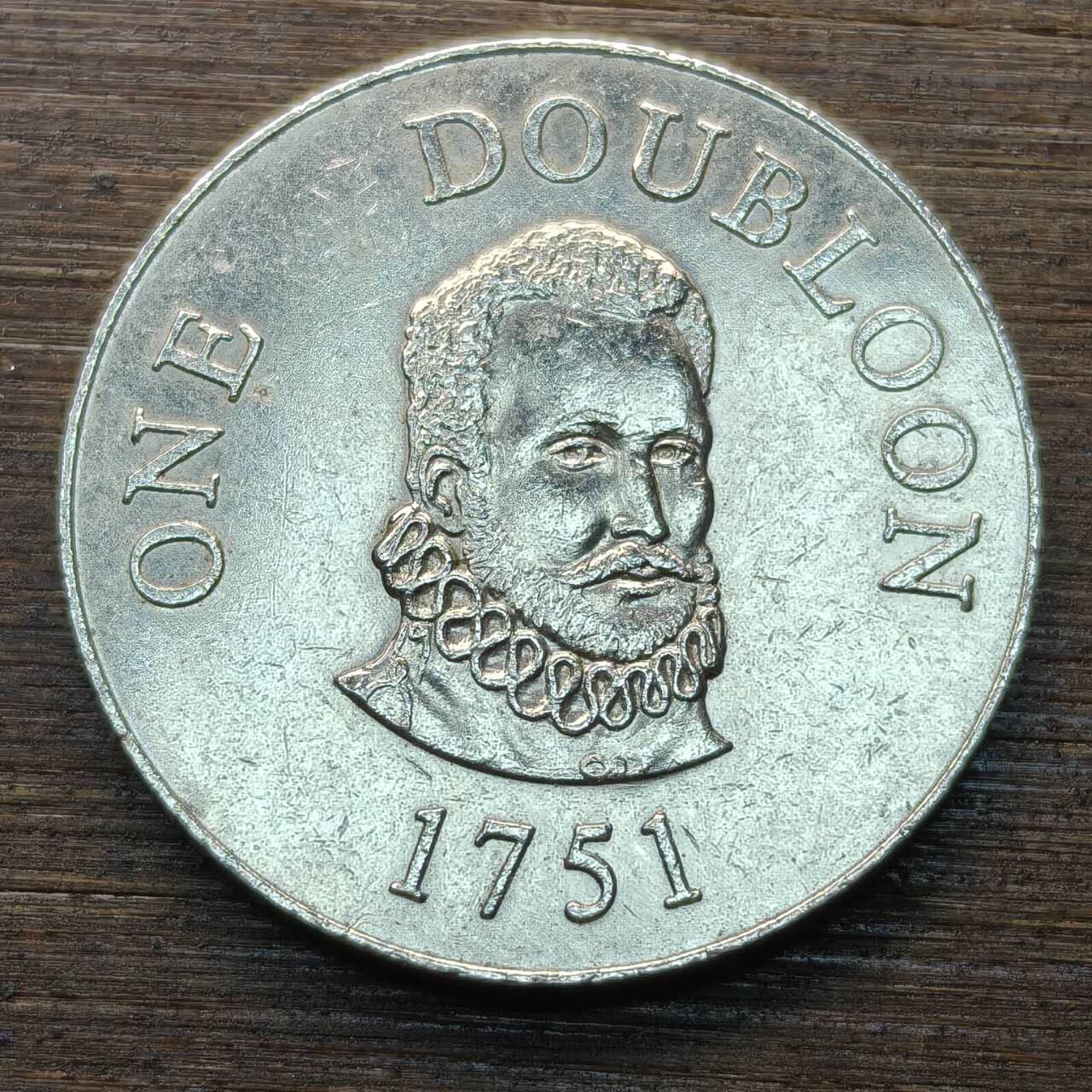 【本场4.12号发货】★第145★散币专场 不寄存，30包邮。不满30元，支付5元运费。《接受代拍 代送NGC评级》 63【无寄存】1751年 双杜布隆 代用币