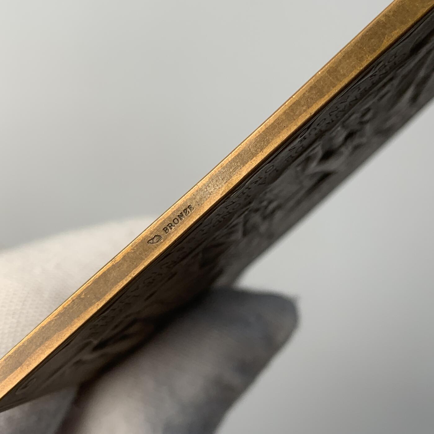 掌中浮雕-藏着的欧洲第052场 法国巴黎东方语言文化学院建校百年纪念铜章，61*67mm，马耶尔目录（1870-1940年法国章牌艺术）174号作品，少见品种！