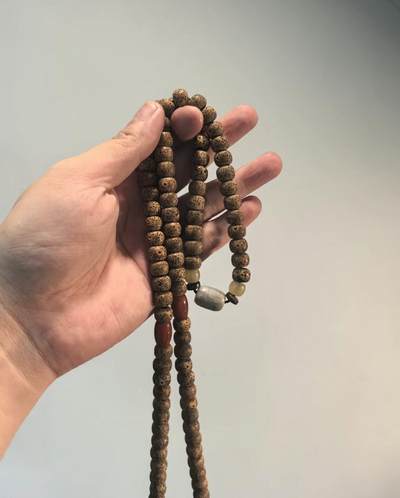 老星月菩提老籽陈籽星月菩提子项链
