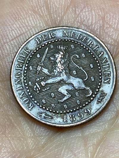 2026年第十九场(总第一百八十八场）外国好品散币场(免佣金) - 少见好品–荷兰🇳🇱1899年1分(威廉明娜女王第一版，Halbert–长戟标)