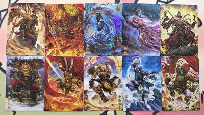 丫丫卡拍-场主生日🎂全场包邮（3月1日22：00截拍） 卡德曼《杆子》西游 彩闪一套54张