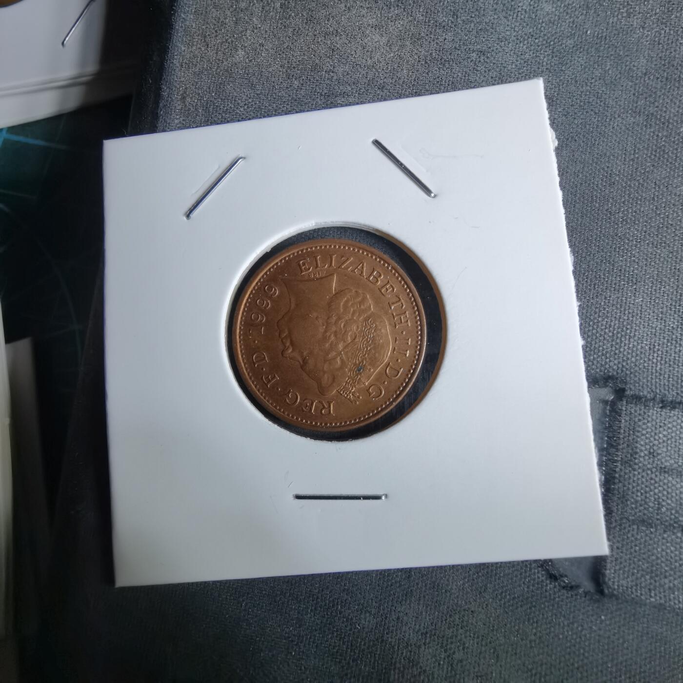 沼泽如烟--第984场 英国1999年1便士