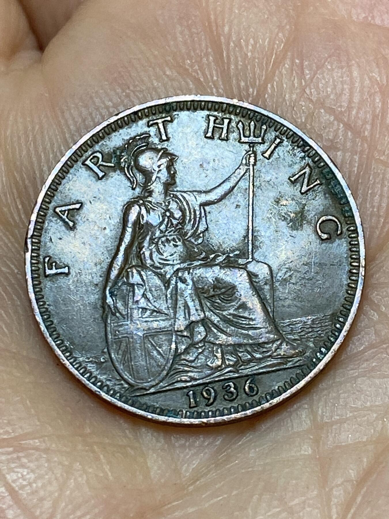 2026年第十九场(总第一百八十八场）外国好品散币场(免佣金) 英国🇬🇧1936年1法新(乔治五世逝世年，第三版关门年)