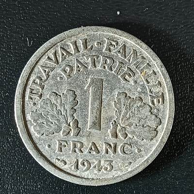 逸泉钱币2026第十二组世界钱币专场春节千件大拍A1614～2574 - 1893 法国1法郎