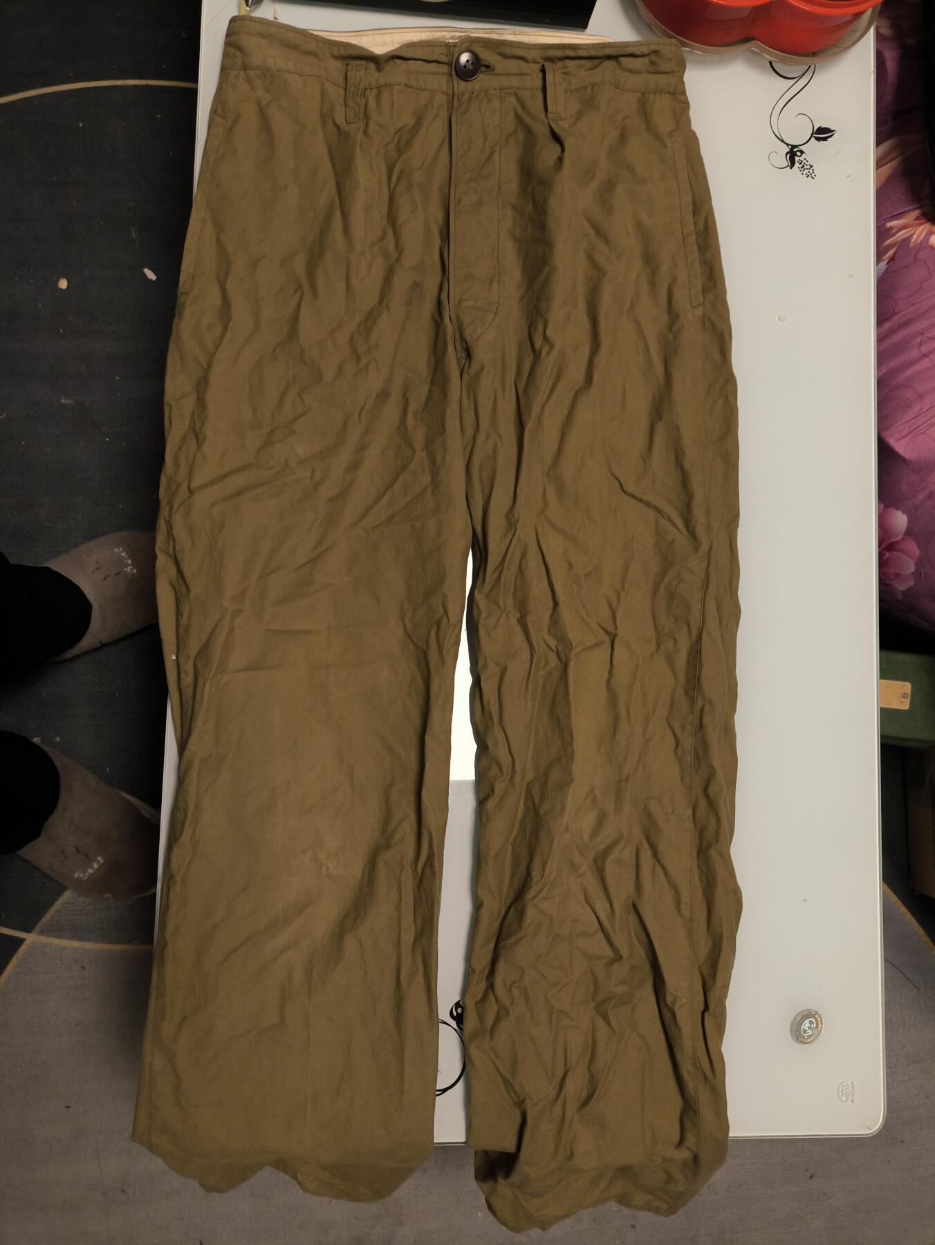 （店主清仓 大量自藏 制服徽章盛宴）罗岚⭐爱藏⭐甄选专拍第五场-分享拍场赚佣（实体经营） su-M55式陆干部常服裤 正一号“JIA”加强标 180-185体型适中者穿着