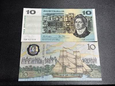 《外钞收藏家》第六百零八期（精选场）（本平台长期征集拍品、欢迎藏友们联系合作） - 澳大利亚纸币版10元 全新不绝+88年10元塑料钞纪念钞全新