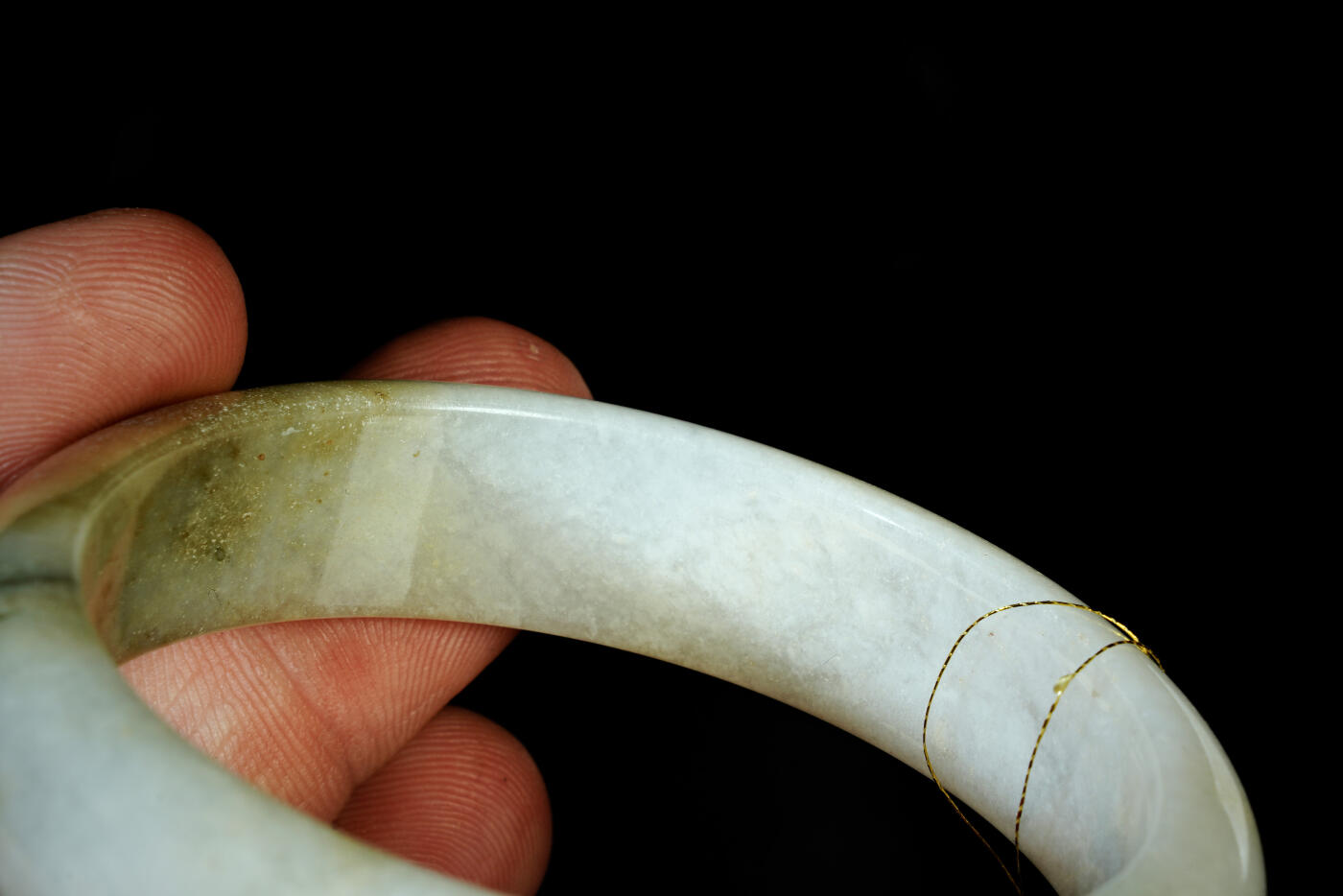 上海都达杂项专场二十一（全场包邮） 天然翡翠（A货）贵妃 手镯 附鉴定证书90-52