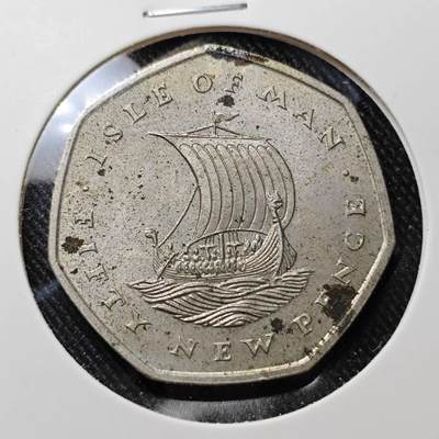 KK钱币收藏小铺  第392期  2月预留时间 周末发货 -  马恩岛50便士