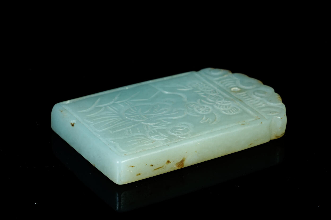 上海都达杂项专场十九（全场包邮） 和田玉籽料精雕《人物故事》挂件90-18