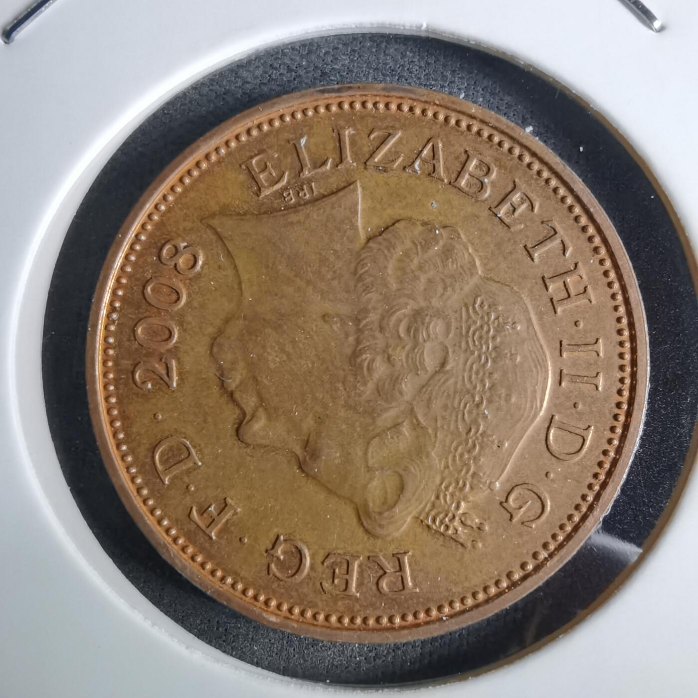 沼泽如烟--第984场 英国2008年2便士