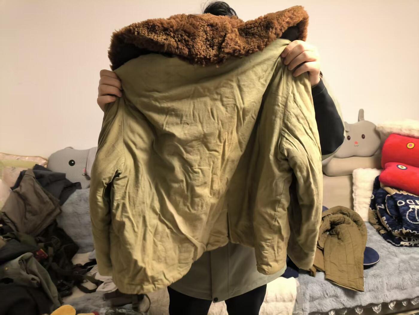 （店主清仓 大量自藏 制服徽章盛宴）罗岚⭐爱藏⭐甄选专拍第五场-分享拍场赚佣（实体经营） su-M55式时期62飞行毛领夹克（早期版本）约正二号尺码