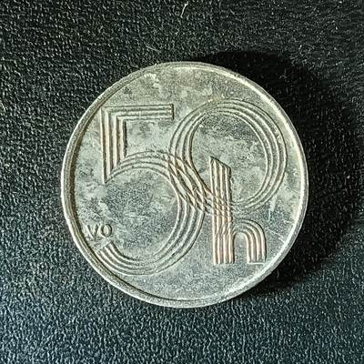 逸泉钱币2026第十二组世界钱币专场春节千件大拍A1614～2574 - 2083 捷克社会主义时期50赫勒