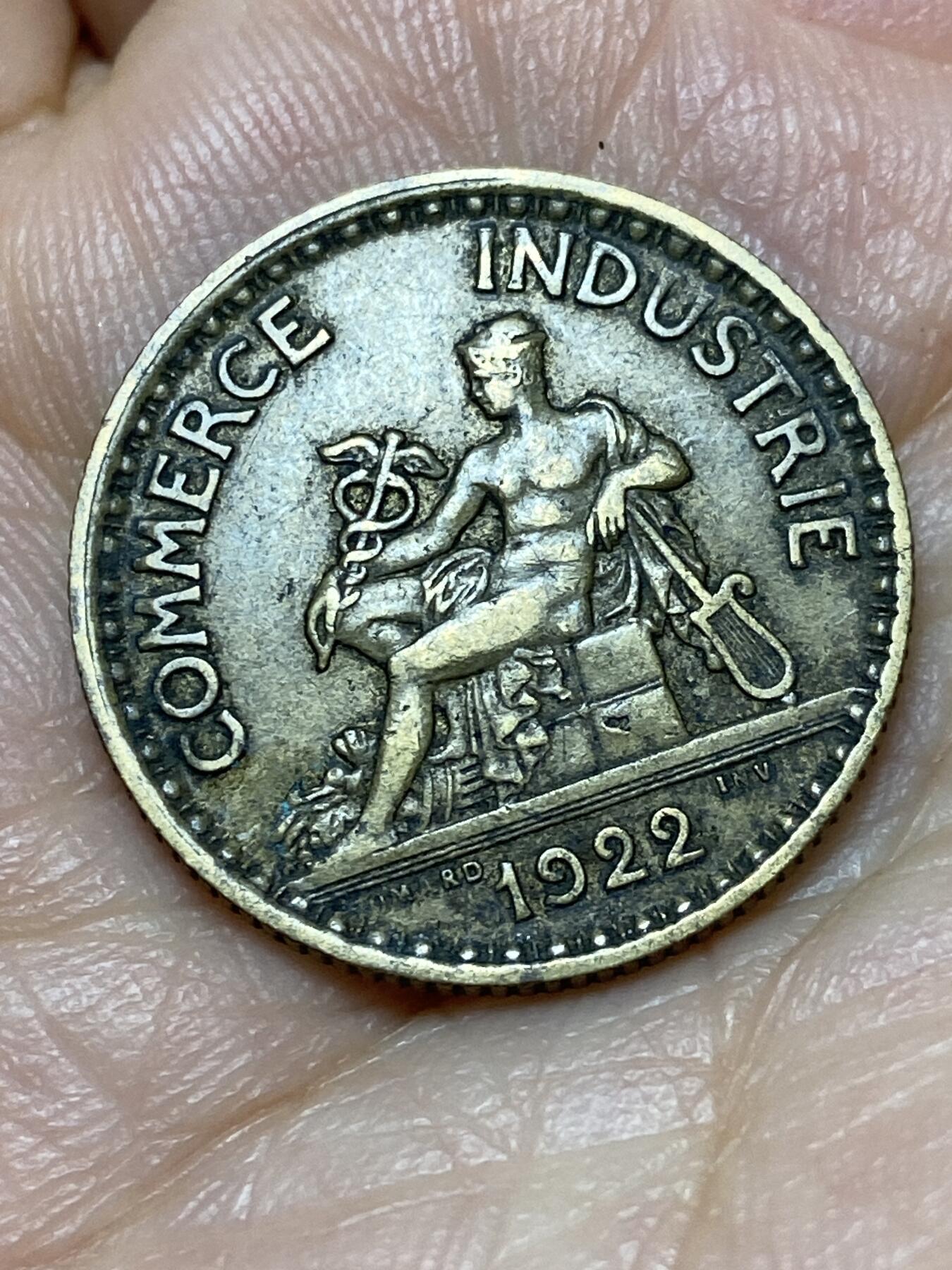 2026年第十九场(总第一百八十八场）外国好品散币场(免佣金) 法兰西第三共和国1922年1法郎