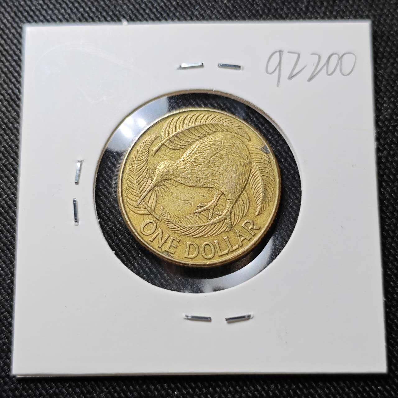 KK钱币收藏小铺  第392期  2月预留时间 周末发货  新西兰1元