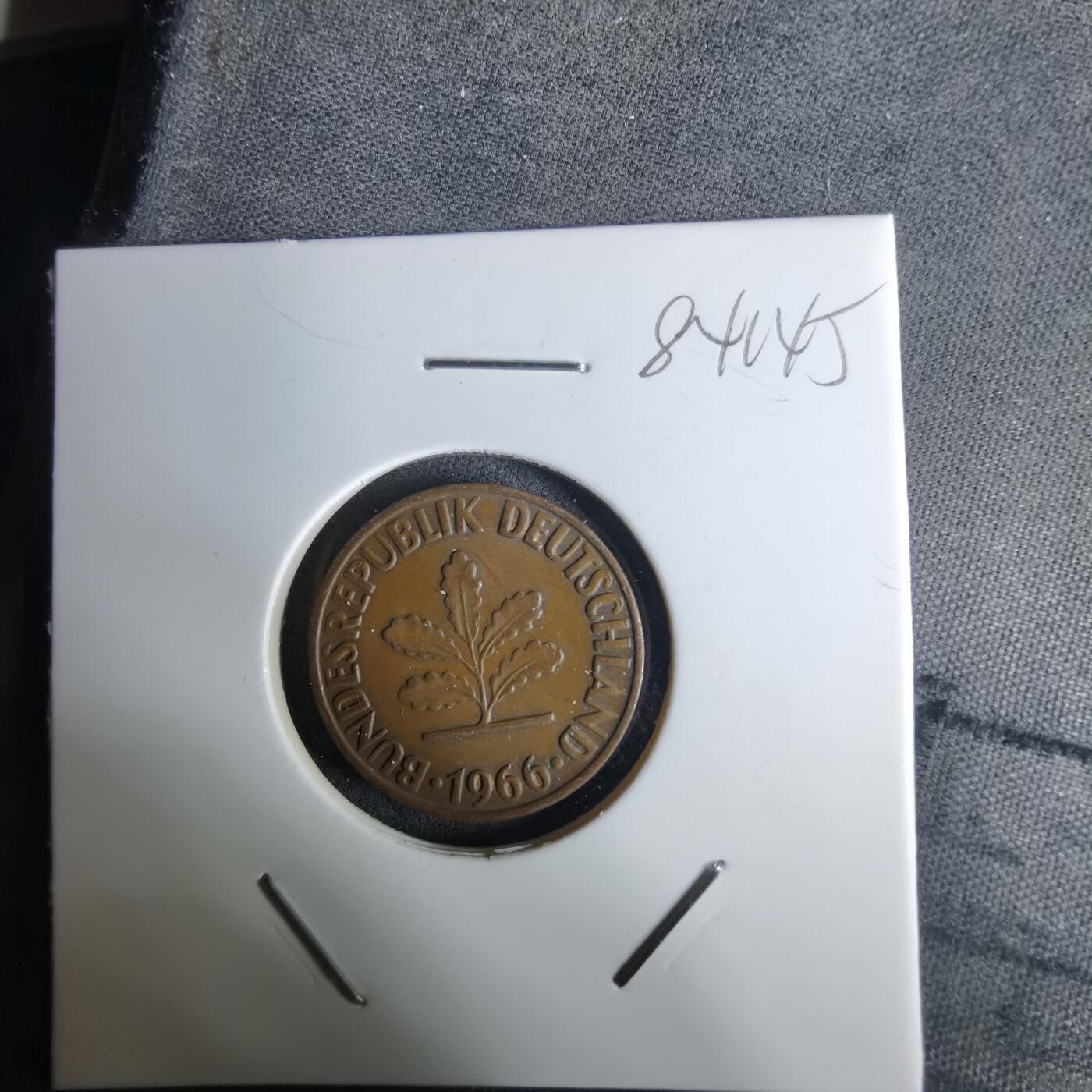 沼泽如烟--第984场 德国1966年2芬尼