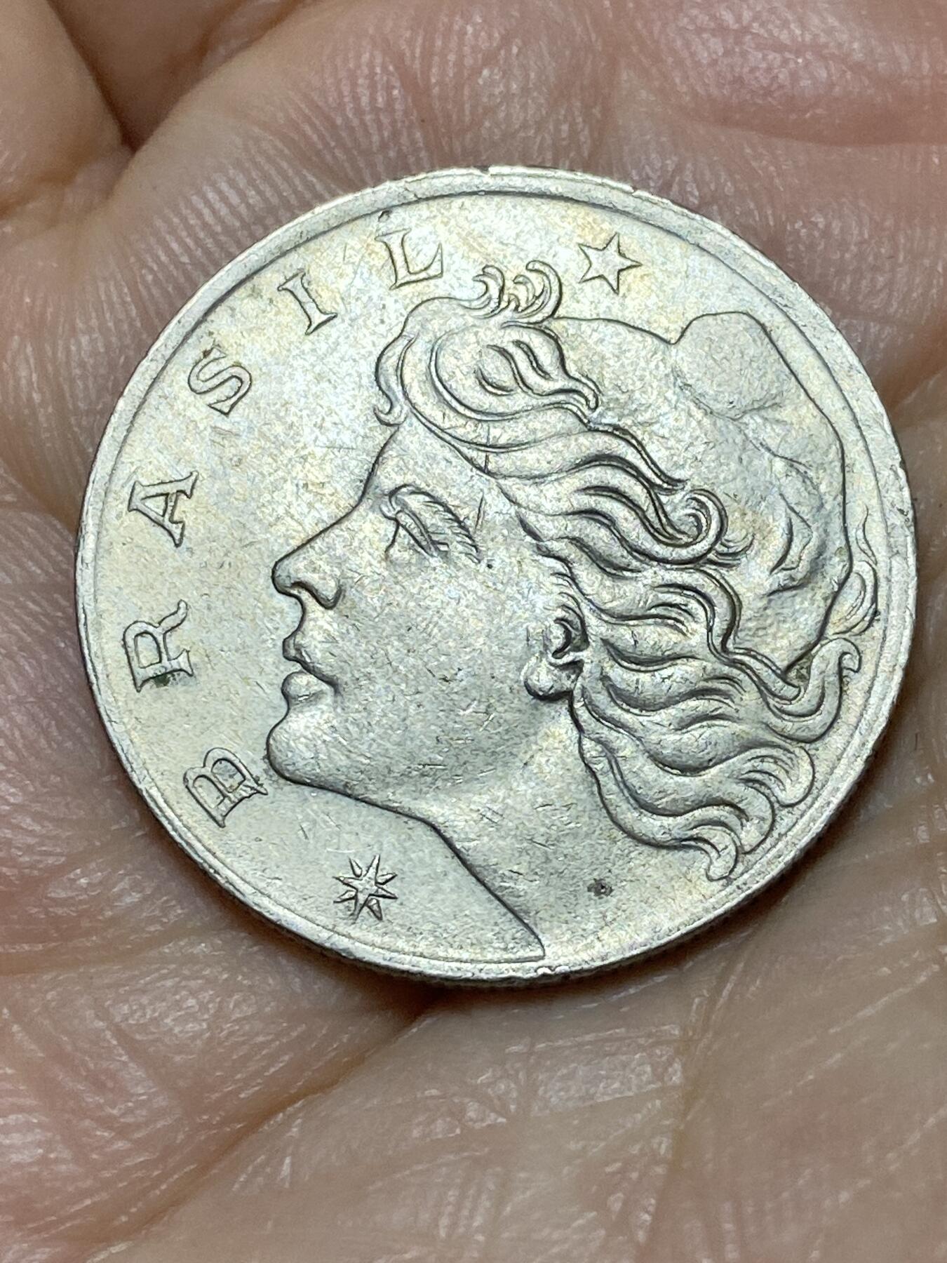 2026年第十九场(总第一百八十八场）外国好品散币场(免佣金) 巴西🇧🇷1970年50分(1967–1986年第二版，铜镍材质无磁版，首发年)