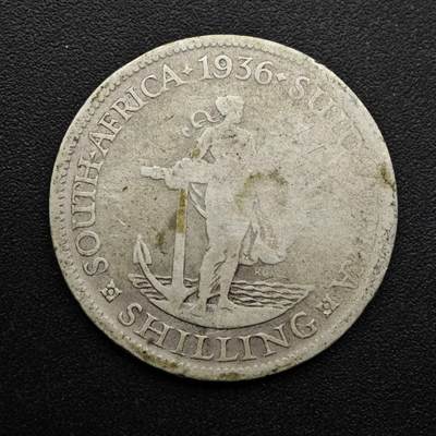 【淘币小摊】实时拍第八百六十三拍   小银币散币场   年前最后一周 之前的预留小年前全部发出 请更换最新收货地址  - 南非1936年乔治五世一先令银币